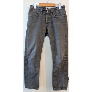 Naked & Famous Grey Straight Leg Jeans